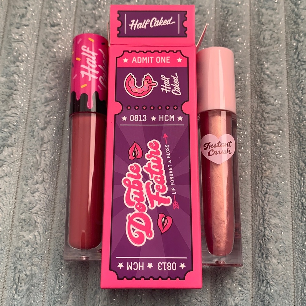 half caked double lipgloss